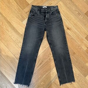 Moussy vintage Black Straight Leg Women's Jeans
